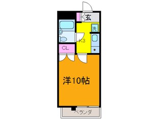 カシミ－ル荒井の物件間取画像